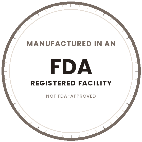 Produced in an FDA-registered facility